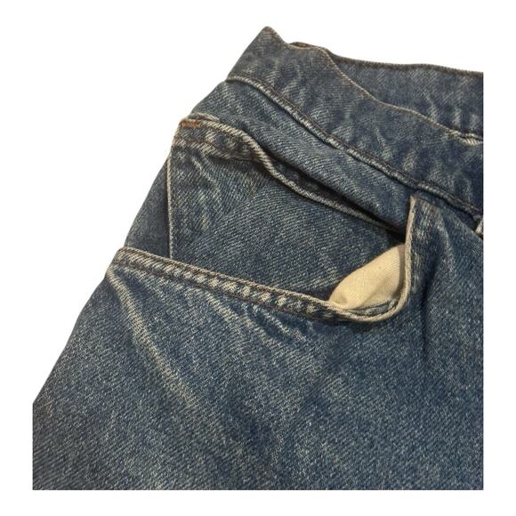 Vintage JD American Workwear Men's 38x32 Suede Patches Denim Carpenter Jeans USA - Picture 3 of 12